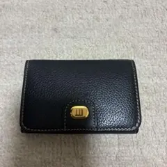 ダンヒル　黒レザーキーケース ゴールド金具 5連