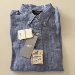 BEAMS PLUS 長袖シャツ ブルー M