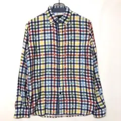BEAMS HEART 平成アーカイブ 古着 胸ポケ スカル チェックシャツ
