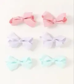 【新品】キャサリンコテージ　リボンヘアピン　6個set ヘアアクセサリー