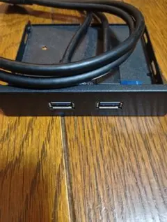 3.0USB、2ポート増設ブラック