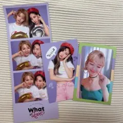 TWICE what is love? ステッカー ナヨン ジョンヨン トレカ
