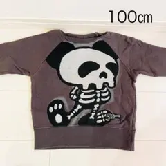 CRAZYGOGO スカルデザイン トレーナー　100㎝