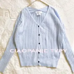 【美品】CIAOPANIC TYPY 春　水色　カーディガン　FREE SIZE