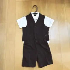 COMME CA ISM 子供用スーツ　シャツ90 ベストズボン　100