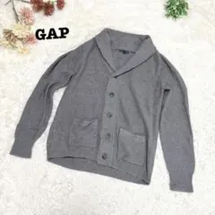 s.1862【ギャップ】メンズ ニット カーディガン シンプル グレー Lサイズ