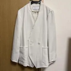 the Suit Company ノーカラージャケット パンツ　ホワイト