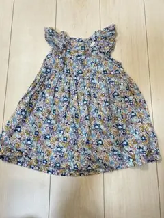 SLAP SLIP 花柄フリル付きワンピース 90サイズ