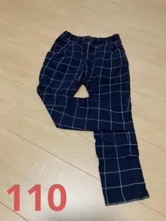 チェック柄パンツ