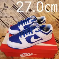27.0㎝　ナイキ ダンク ロー レーサーブルー アンド ホワイト
