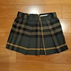 BURBERRY チェック柄プリーツスカート 100cm以上