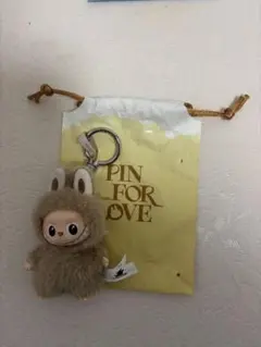 ラブブ LABUBU PIN FOR LOVE イニシャル アルファベット B