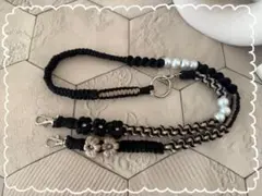 マクラメ 2way スマホショルダーストラップ