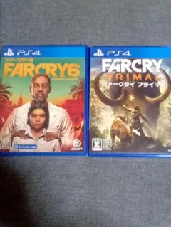 傷汚れあり　2本セット　PS4 ファークライ6 & ファークライ プライマル