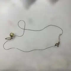 金属製ボールペンダントネックレス
