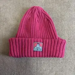 BEN DAVIS エンジ色　ニット帽