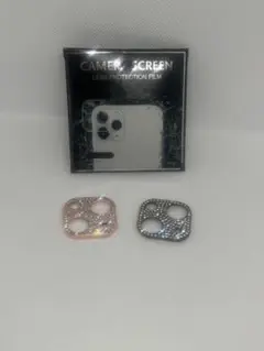 iPhone13 ラインストーンデコレーション　レンズフィルム