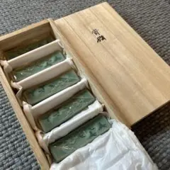 緑色の鳥模様の箸置き5個セット