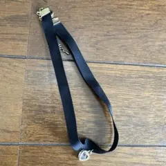 黒リボンチョーカー ハート型ペンダント付き アクセサリー 首飾り