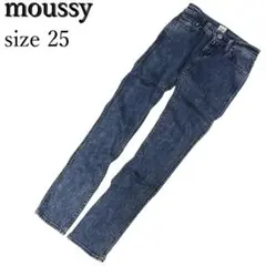 moussy スキニーパンツ 25 ストレッチ デニムスパッツ Y2K 細見え