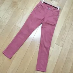 ✨Pageboy✨スキニーパンツ スキニーデニム【S】美脚 ピンク 細身 デニム