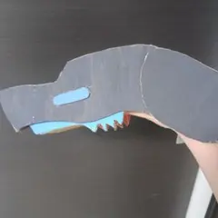ハンドメイド ダンボール製 恐竜ヘッド オブジェ