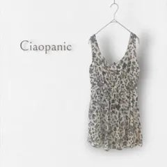 a129S【Ciaopanic/チャオパニック】花柄 タンクトップ シフォンのサムネイル