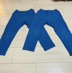 UNIQLO デニムライクフィットレギンス 120cm 2枚セット BLUE