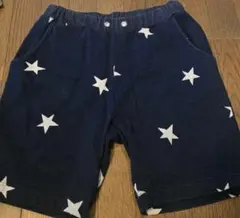 クラクト　ハーフ、ショートパンツ　ネイビー星柄のサムネイル
