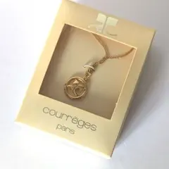 courrèges クレージュ ネックレス ゴールド ロゴ サークルのサムネイル
