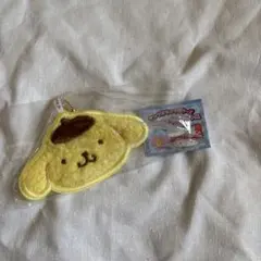 サンリオ　miniminiラグマット風キーホルダー　ポムポムプリン