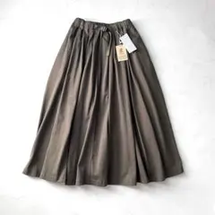 ブラウン ロングスカート