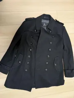 BURBERRY BLACK LABEL 黒 コート LL