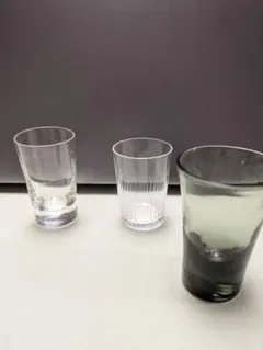 円筒形ショットグラス3個セット