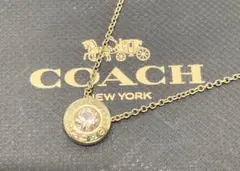 coach コーチ　ゴールドネックレス