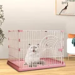 キャットケージ(ピンク1段) - メルカリ