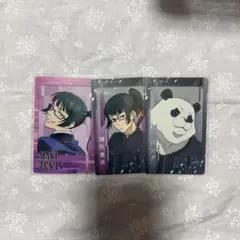 呪術廻戦 パンダ　禅院真希 3枚セット