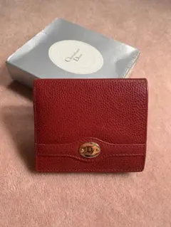 2025年最新】Christian Dior カラー：レッド系 二つ折り財布の