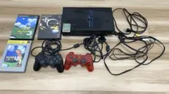 PlayStation 2 本体　メモリーカード　コントローラー2つ ゲーム3本