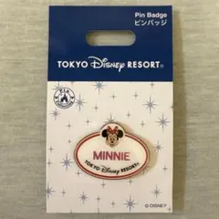 【説明文必読】東京ディズニーリゾート　ピンバッジ　ミニー　ネームタグのサムネイル