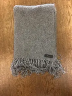 C.L.A. グレー マフラー フリンジ付き