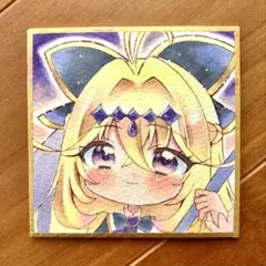 原画 手描きイラスト 豆色紙 名探偵プリキュア アルカナ・シャドウ
