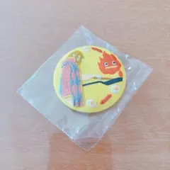 刺繍缶バッジ　ハウル　ハウルの動く城　缶バッジ　ジブリ　カルシファー