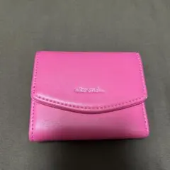 大幅値下げ！niko and... ピンク 三つ折り財布