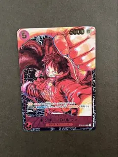 ワンピースカード ルフィ サインなし カード SR パラレル - メルカリ