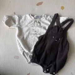 miffyロンパース・カバーオールセット 70