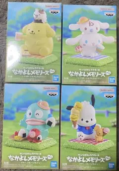 サンリオなかよしメモリーズ ポチャッコ ハンギョドン ポムポムプリン シナモン