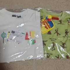 Tシャツ おさるのジョージ はらぺこあおむし 90