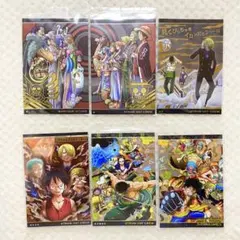 未開封 ルフィ ゾロ サンジ シークレット ウエハース カード ワンピース