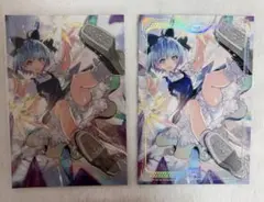 東方Project チルノ イラストカード 2枚セット　アートコレクションカード